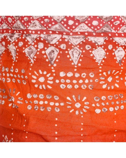 Buff Orange Breathable Recycled Polyester Tubular Scarf