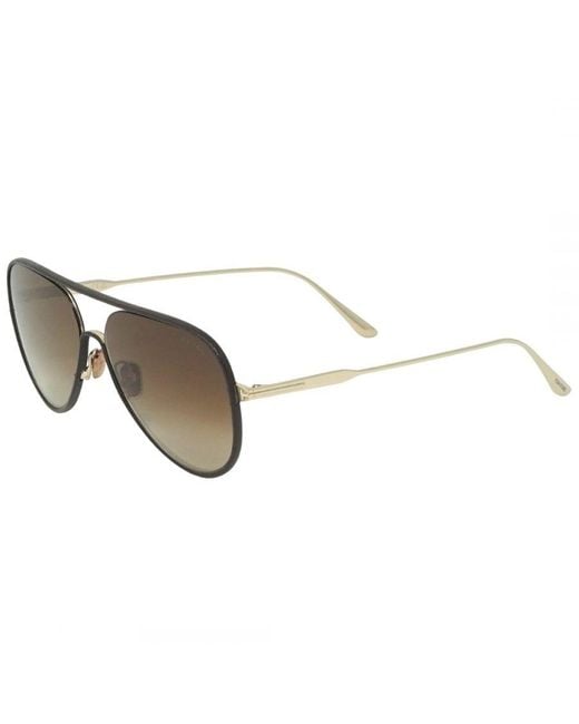 Tom Ford Jessie-02 Ft1016 32g Gold Sunglasses in het Brown voor heren