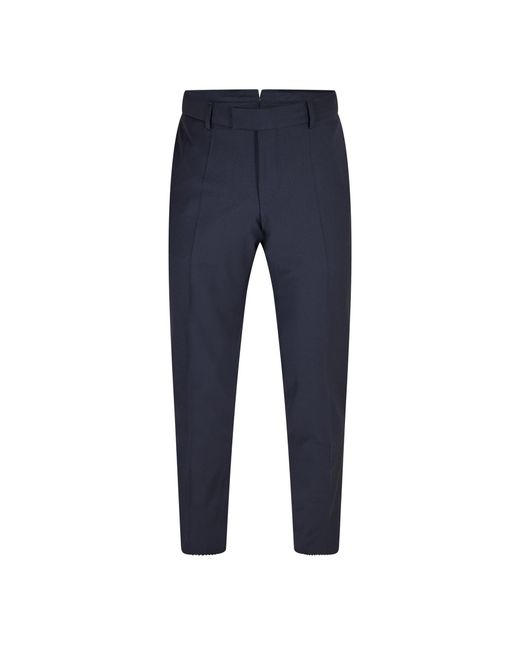 Boss Blue Straight Trousers L for men