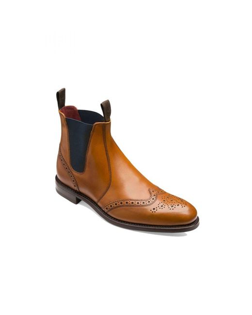 Loake Brown Hoskins Boots for men