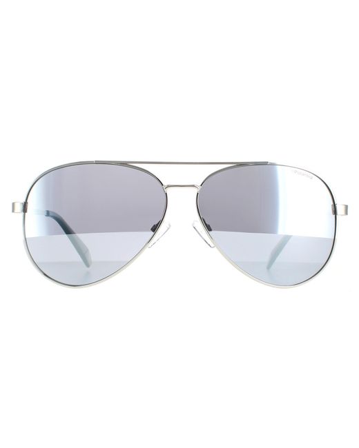 Polaroid Gray Aviator Love Island Mirror Polarized Pld 6069/S/X/Li Metal (Archived)