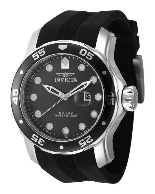 INVICTA WATCH Black In-45733 Pro Diver Watch for men