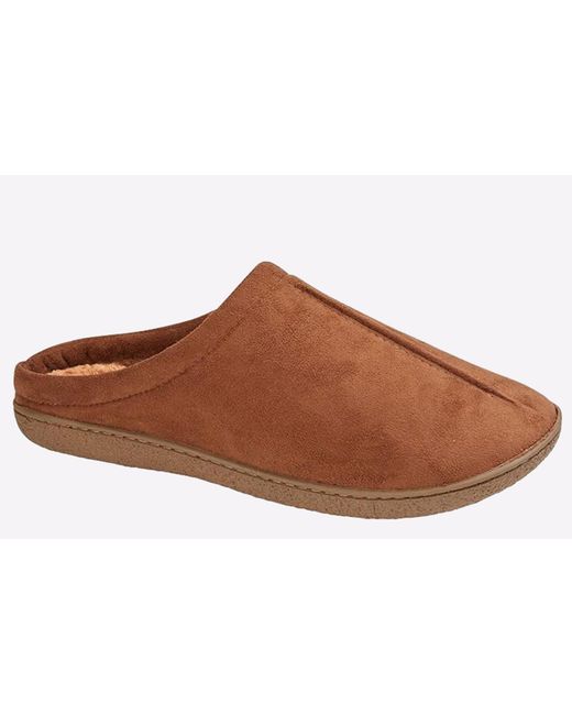 Zedzzz Brown Alex Mule Slippers for men
