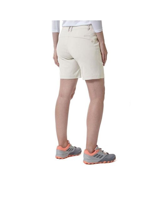 Craghoppers Gray Ladies Kiwi Pro Iii Shorts (Dove)