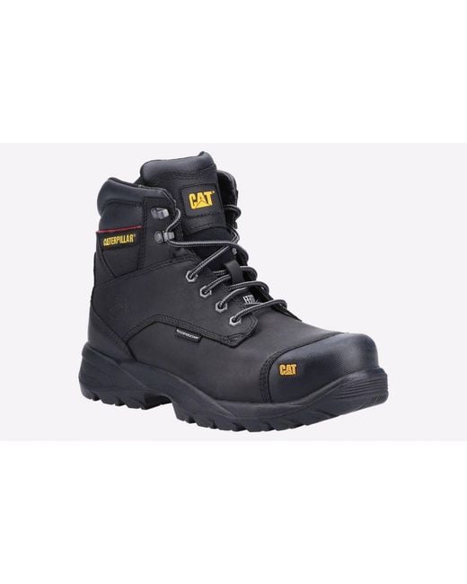 Caterpillar Safety Black Spiro Waterporoof Boots for men