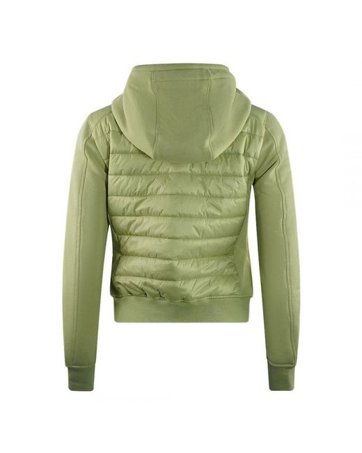 Parajumpers Green Caelie Tisane Hooded Padded Jacket Polyamide