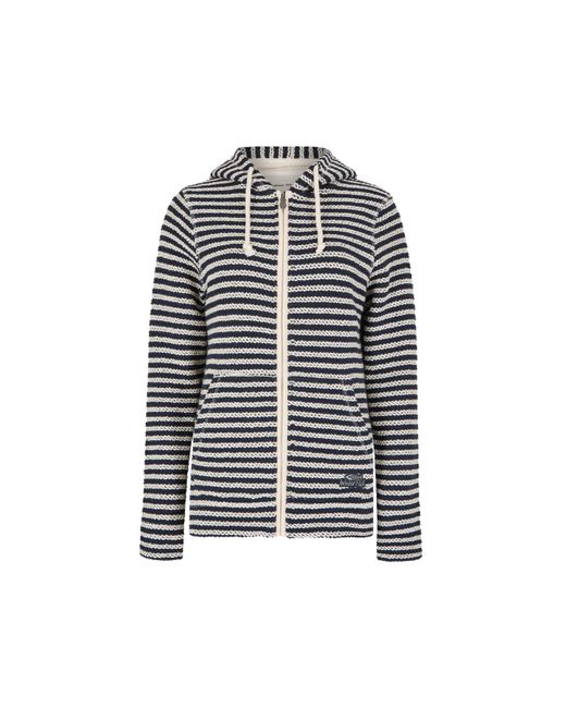 Weird Fish Multicolor Ladies Fisher Stripe Macaroni Eco Friendly Full Zip Hoodie