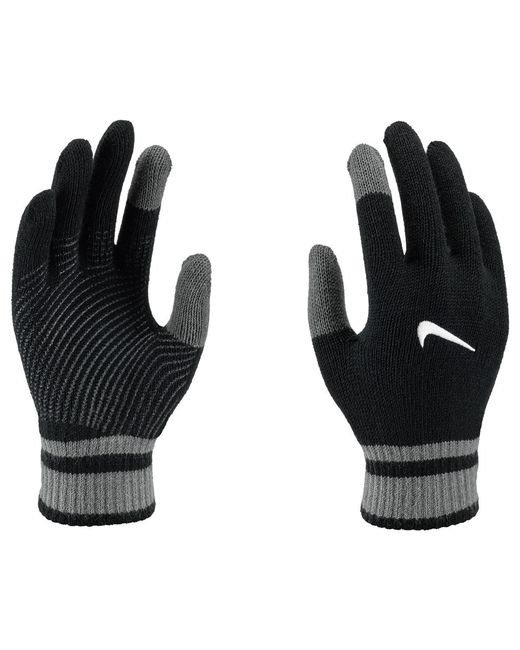 Nike Black Y Gripped Knitted Gloves