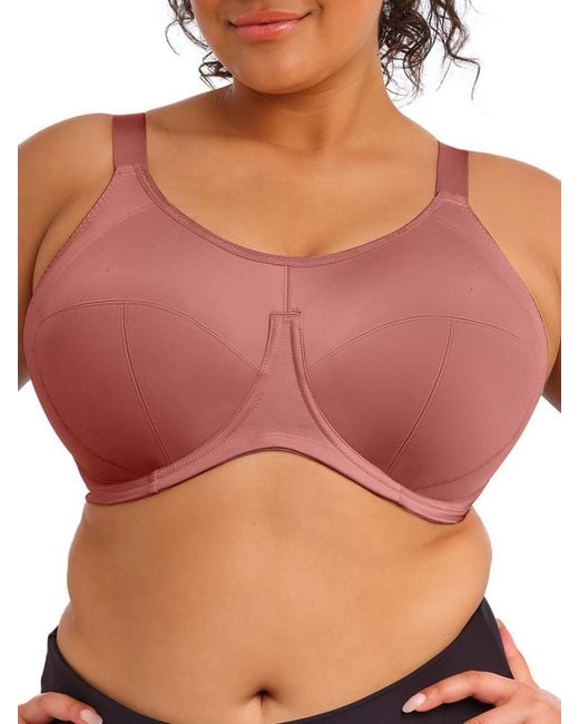 Elomi Pink Energise Full Cup Side Support Sports Bra