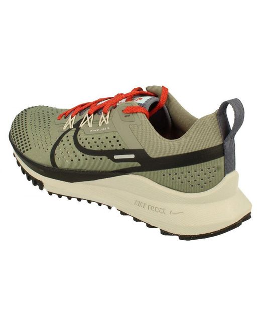 Nike Green React Pegasus Trail 4 Running Trainers for men