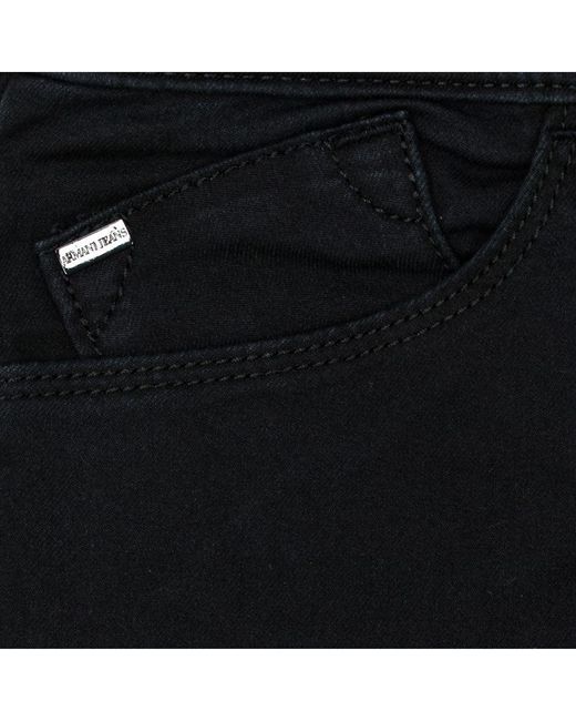 Armani Lange Stretchdenimbroek Voor 3y5j28-5dxiz in het Black