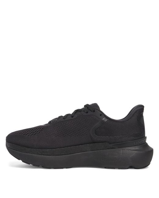 Under Armour Black Infinite Low Top Round Toe Sneakers