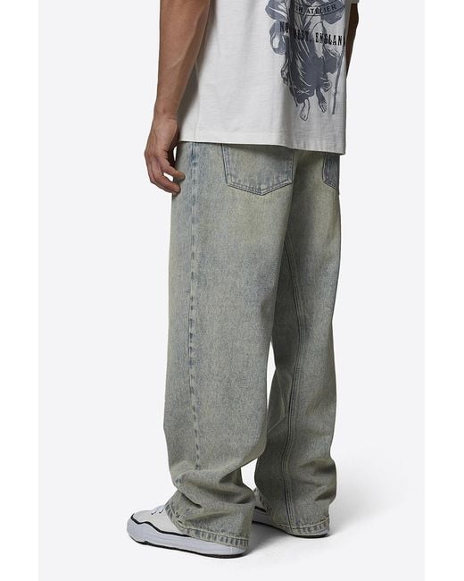 Good For Nothing Blue Baggy Denim Jeans for men