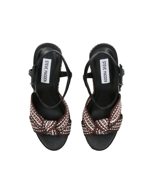 Steve Madden Metallic Leather Aztec Heels