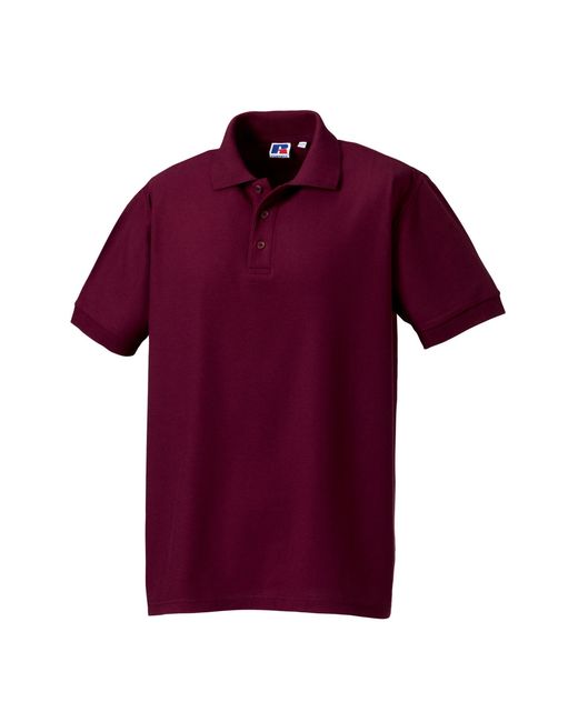 Russell Purple Ultimate Classic Cotton Polo Shirt for men