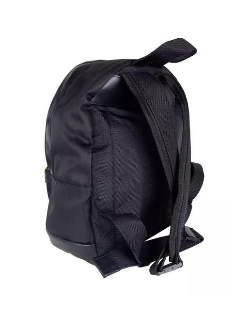 Palm Angels Blue Black Nylon E Leather Backpack for men