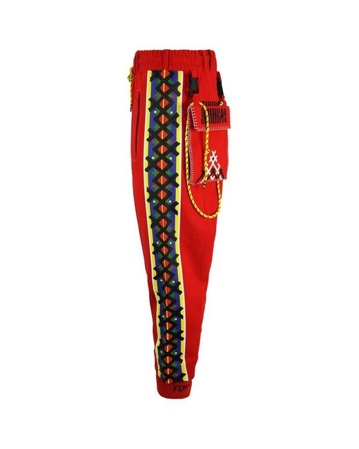 PUMA Red X Jahnkoy Track Pants Stretch Waist Joggers Bottoms 596684 47 for men