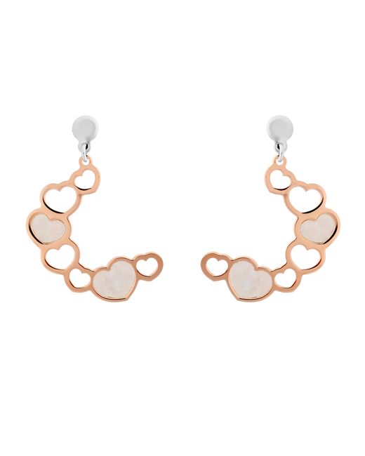 Orphelia Metallic 'Maliya' 925 Sterling Drop Earrings