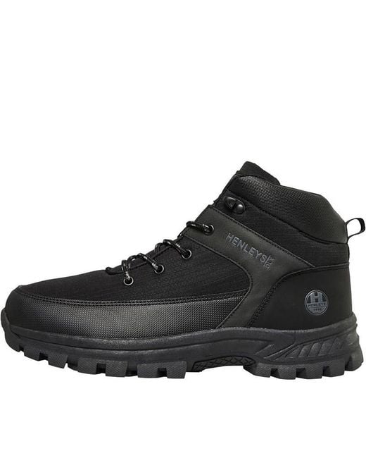 Henleys Black Cavern Boots
