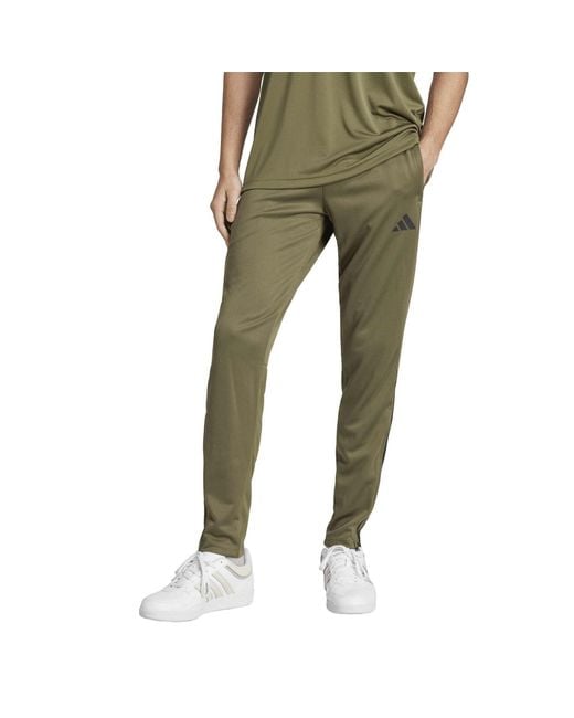 Adidas Green Sereno Aeroready Regular Slim Tapered Pants for men