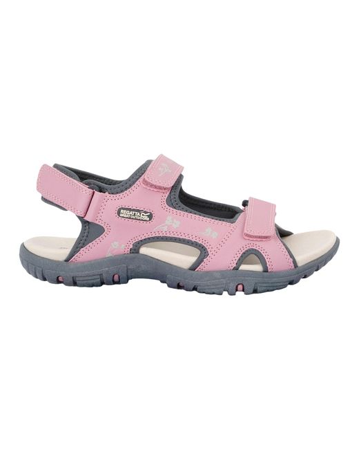 Regatta Purple Ladies Haris Sandals /Light Vanilla)