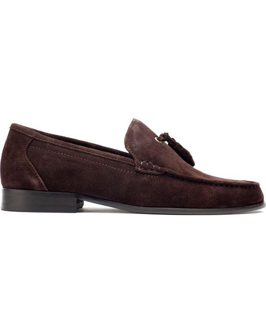 Sole Brown Rod Tassel Loafer Shoes for men