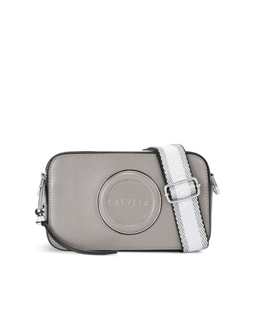 Carvela Kurt Geiger Gray Roma Circle Camera Bag