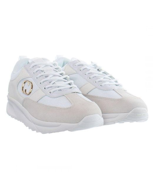 Criminal Damage White Force Trainers for men