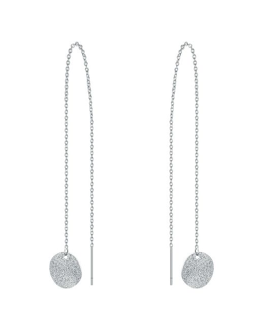 Eastside White Stainless Steel Earring