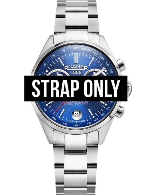 Roamer Blue 978818-41-45-20 Gran Sportivo Watch And Strap Gift Set for men