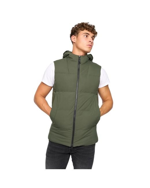 Crosshatch Hanjo Gilet (olijf) in het Green voor heren