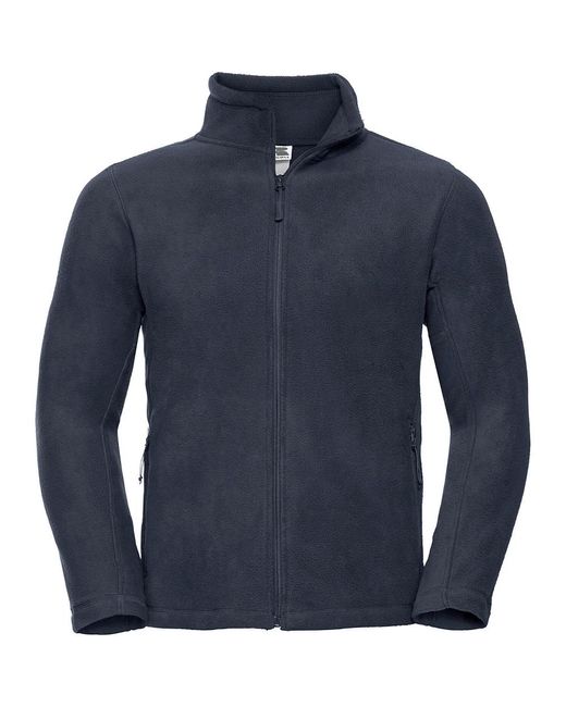 Russell Blue Full Zip Outdoor Fleece Jacket (French) for men
