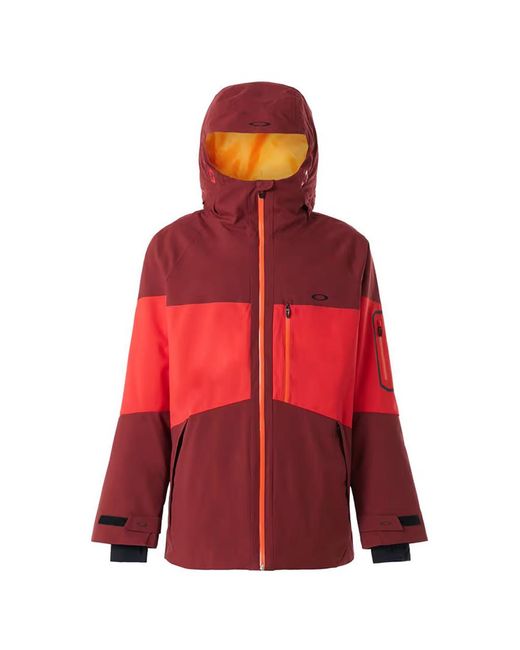 Oakley Red Cedar Ridge Insula Oxblood Zip Up Jacket 412785 44A for men