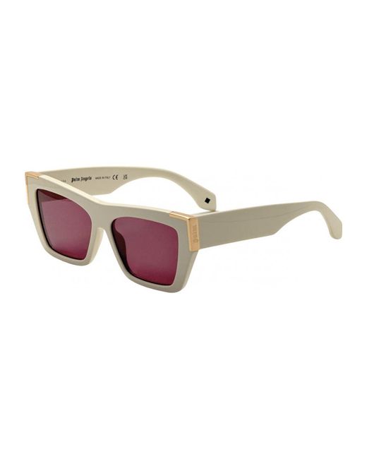 Palm Angels White Hollywood 55Mm Sunglasses Peri099F24Pla0010107