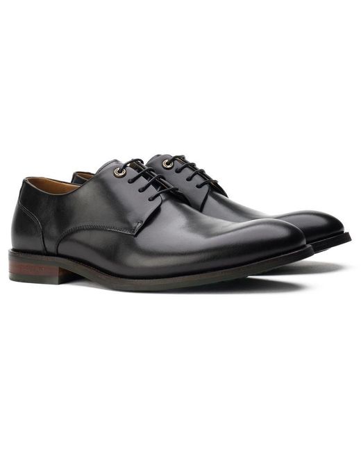 Simon Carter Black Stegosaurus Derby Shoes for men