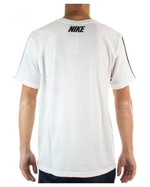 Nike White Sportswear Repeat T Shirt Club for men
