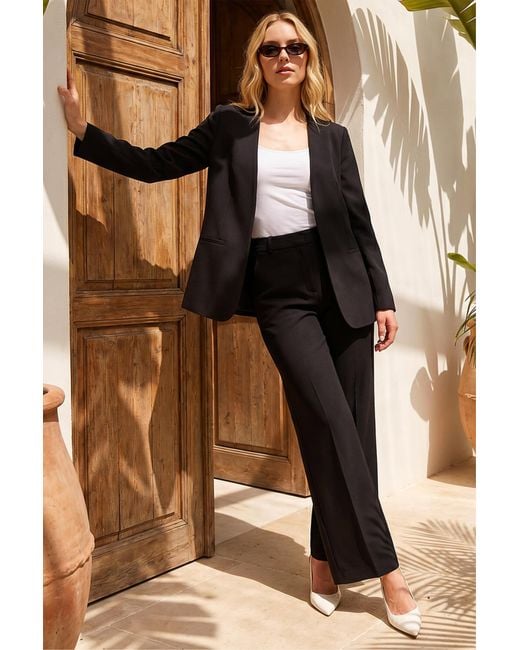 Roman Black Edge To Blazer