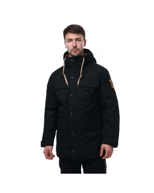 Timberland Black Wilmington Expedition Down Jacket for men