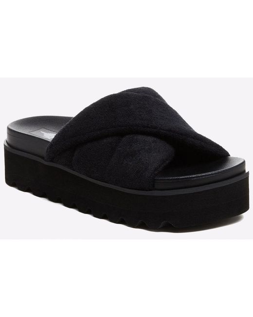 Rocket Dog Black Breeze Atlanta Terry Sandal
