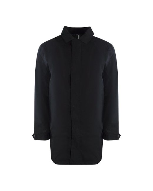 Aquascutum Black Active Trench Jacket for men