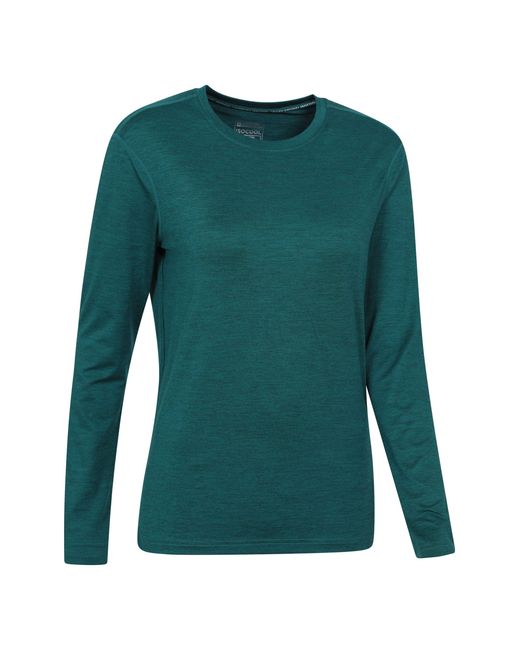 Mountain Warehouse Green 'Time Trial' Running T-Shirt With Reflective Print Sports Gym Tee