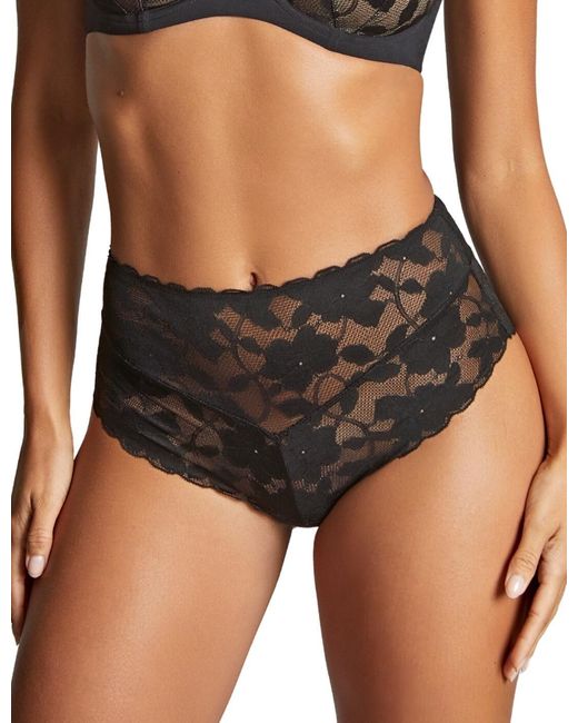 Panache Black 11149 Amour Deep Brief