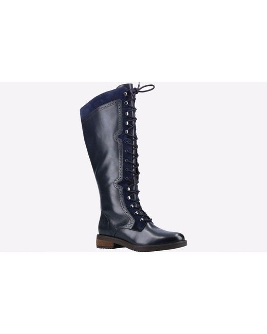 Hush Puppies Black Rudy Long Boot