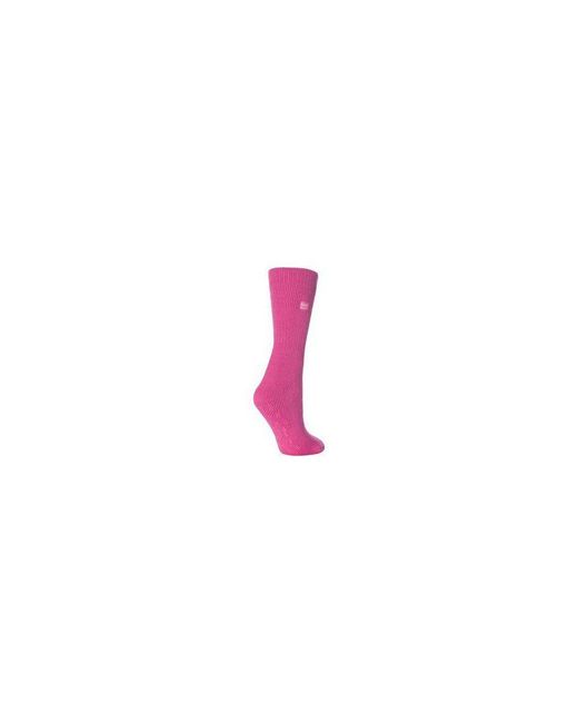 Heat Holders Pink Ladies Thermal Slipper Socks