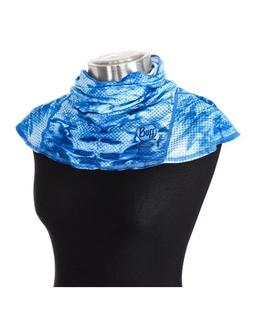 Buff Blue Polar Bandana With Elastic Fit And Sun Protection 104300