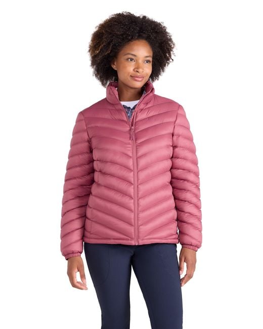 Mountain Warehouse Red 'Vista' Padded Jacket Water Resistant Warm Cosy Coat Polyamide