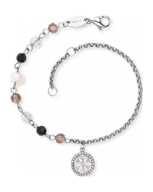 Engelsrufer White Erbs-Lillifl-Zi Ladies Boho Flower Of Life Bracelet