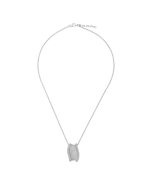 Orphelia Metallic 925 Sterling Chain With Pendant