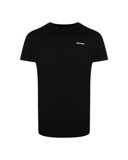 Palm Angels Black Two-Pack Classic Logo T-Shirts Cotton for men
