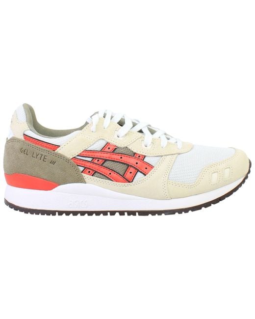 Asics White Gel-Lyte Iii Trainers for men